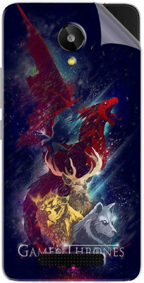 Snooky Lava Iris X1 Selfie Mobile Skin(Multicolor)