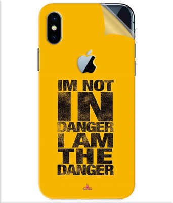 Snooky Apple iPhone X Mobile Skin(Multicolor)