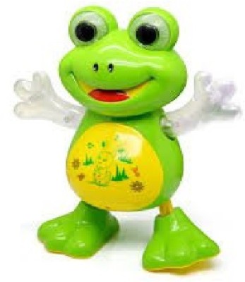 

Baby Tintin Dancing Frog With Music Flashing Lights And Real Dancing Action(Multicolor)