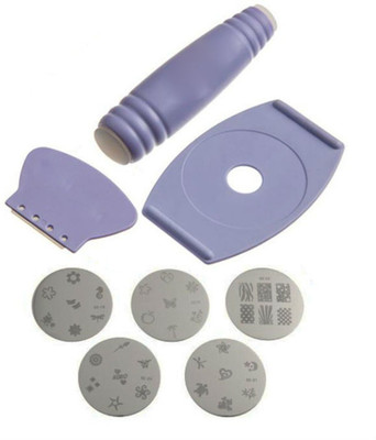 

Nightstar Nail Art Stamping Kit(Purple)
