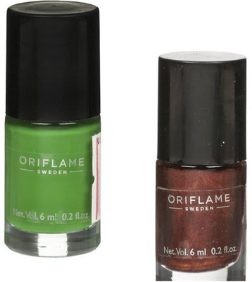 

Oriflame Sweden Pure colour ( Serene Green, Burgundy Wine) Serene Green,, Burgundy Wine(Pack of 2)