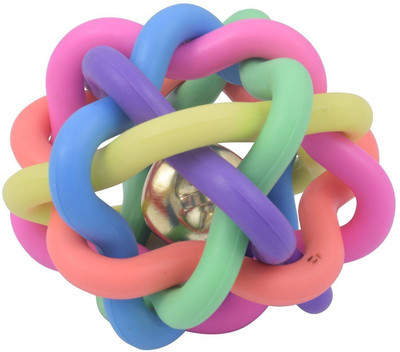

Pet Needs High Quality Dog Multi Color Wire Ball With Collar Charm For Puppy -Large Rubber Ball For Dog