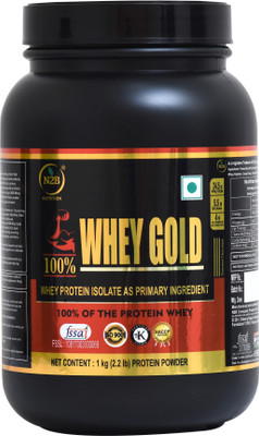 N2B NUTRITION 100% WHEY GOLD WHEY PROTEIN ISOLATE AS PRIMARY INGREDIENT Whey Protein(1000 g, GOURMET CHOCOLATE)