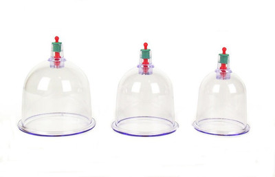 

NP NAVEEN PLASTIC HIJAMA Vacuum Cupping Therapy Loose Cups ( 1 , 2 , 3 ) Number Ball Pump(White)