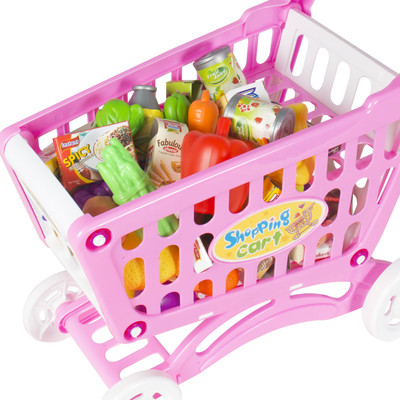 

vbenterprise Big Size Shopping Cart Toy, Interactive