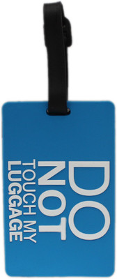 

Tootpado Luggage Tag Do Not Touch My Luggage - Blue (6LNT41) - Bag Travel Tags Luggage Tag(Blue)