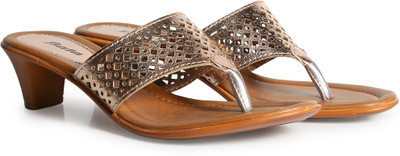 

Bata Women Silver Heels