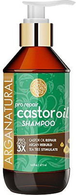 

Arganatural Gold Pro Repair Castor Oil Shampoo(473.18 ml)