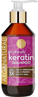 

Arganatural Gold Pro Strength Keratin Shampoo(473.18 ml)
