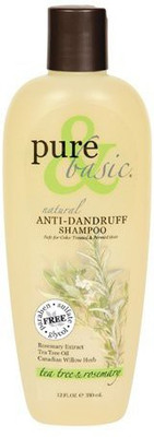 

Pure & Basic Pure And Basic AntiDandruff Natural Shampoo Tea Tree And Rosemary For Stronger And Healthier Hair(354.89 ml)