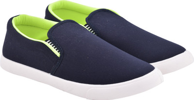 

Boysons coloured loafers, casual shoes, canvas shoes, Slip On Sneakers For Men(Green, Blue, Navy