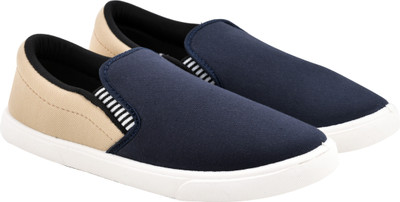 

Boysons men canvas shoes, casual shoes, canvas loafers, Slip On Sneakers For Men(Navy
