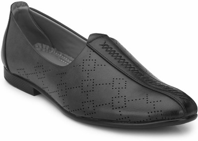 

Levanse Leather Formal Shoes Slip On For Men(Black