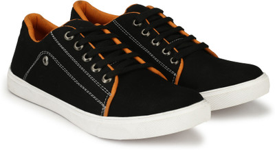 

Shoe Island ® Popular Studd-X ™ College Wear Trending Denim Black Casual Sneakers Canvas Shoes For Men(Black