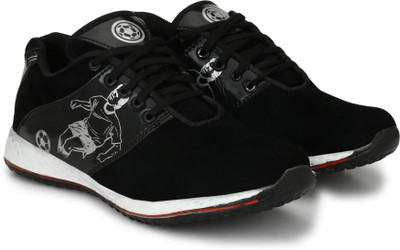 

Shoe Island Popular Active-X Ultra Light Running Football Sturdy Black Casual Sports Shoes For Men Training & Gym Shoes For Men(Black, White, Silver