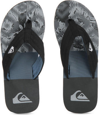

Quiksilver Slippers, Black/grey/blue