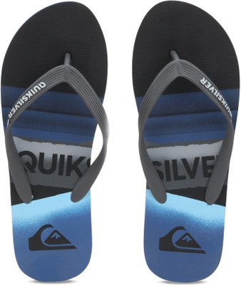 

Quiksilver Slippers, Black/blue/grey