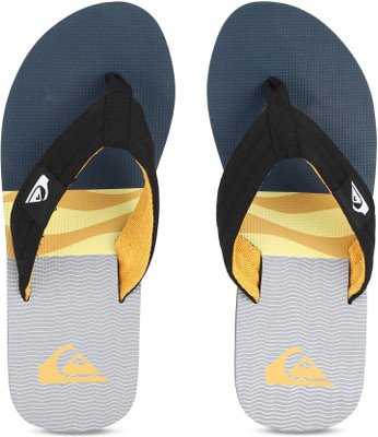 

Quiksilver Slippers, Black/orange/blue