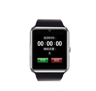 

KUKSHYA GT08 Black Smartwatch Smartwatch(Black Strap Regular)