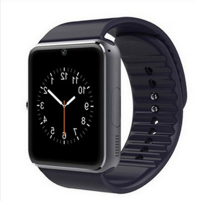 

KUKSHYA GT08 Black Smartwatch Smartwatch(Black Strap Regular)