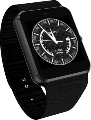 

KUKSHYA GT08 Black Smartwatch Smartwatch(Black Strap Regular)