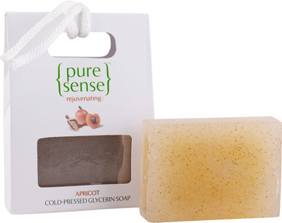 

PureSense Apricot Cold- Pressed Glycerin Soap, 100 gm- Sulphate Free and Paraben Free (100 g)