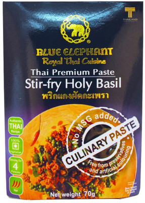 

Blue Elephant Thai Stirfry Holy Basil Paste, 70 Gms(70 g)