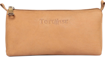 

Tortoise Cosmetic Pouch(Tan), Camel brown
