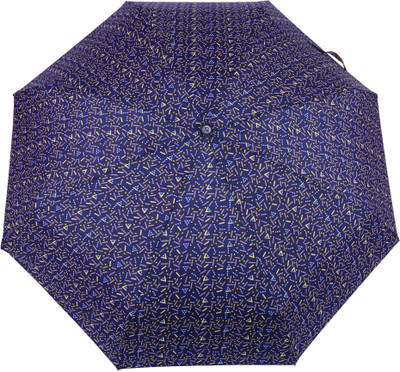 

FabSeasons 5 fold Digital Printed Small Compact Manual Umbrella which fits in your Handbag for women Umbrella(Blue)