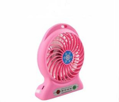 

Erry latest portable mini power bank high speed fan with led torch light PB11 USB Fan T46 USB Fan(Pink)