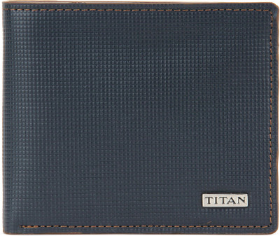 

Titan Men Formal Blue Genuine Leather Wallet(6 Card Slots)