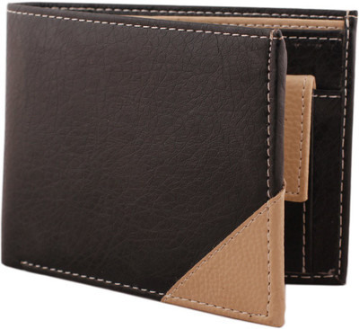

Helizest Men Brown Artificial Leather Wallet(6 Card Slots)