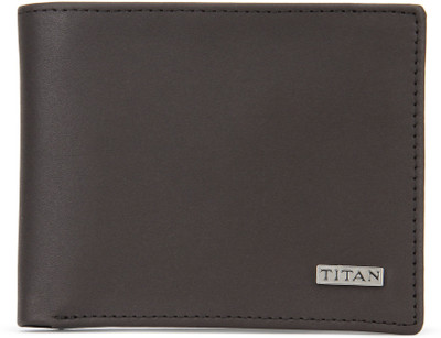 

Titan Men Formal Brown Genuine Leather Wallet(8 Card Slots)