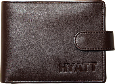 

HYATT Men Brown Artificial Leather Wallet(9 Card Slots)