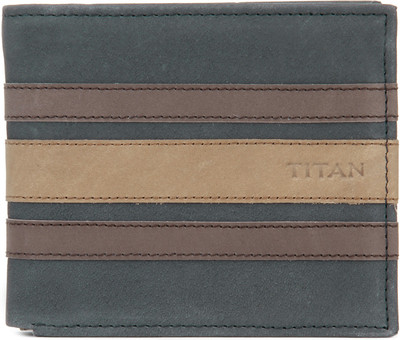 

Titan Men Casual Multicolor Genuine Leather Wallet(12 Card Slots), Flap grey