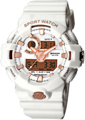 

Sanda SD 799 White Infinity Shock Watch - For Men