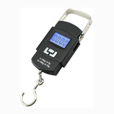 

AmtiQ Portable Handheld 50 Kg Electronic Led Travel Luggage Weighing Scale (Black) Weighing Scale(Black)