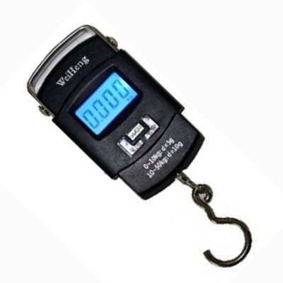 

AmtiQ Portable Luggage Travel 50Kg Weighing Scale (Black) Weighing Scale(Black)