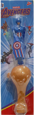 

Marvel Avengers Flying Captain America Action Figure(Multicolor)