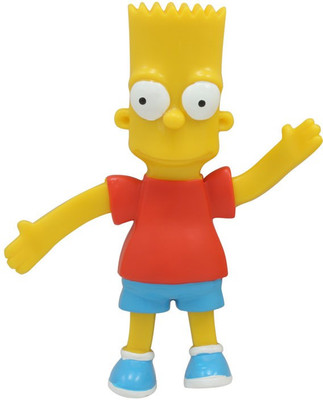 

NJ Croce Bart Simpson 4.5" Bendable Figure(Multicolor)