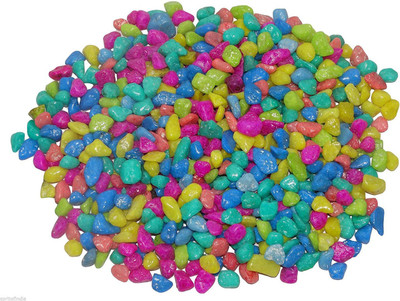 

Goofy Tails Multi Color Stone Gravel For Aquarium Decoration (20 Kg) Gravel Planted Substrate(Multicolor)