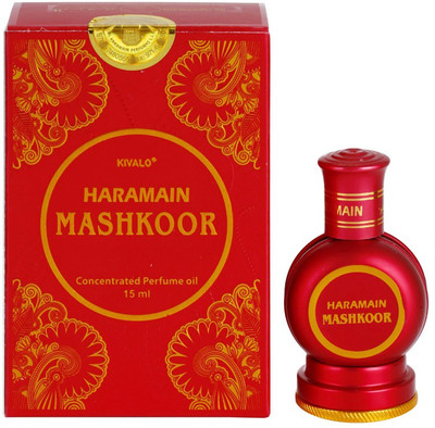

Kivalo Ⓡ Haramain Pure Original Mashkoor Fragrance Perfume Oil (Attar) with Musk - 15 ml Floral Attar(Musk)