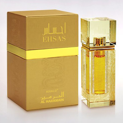

Kivalo Ⓡ Haramain Pure Original Ehsas Fragrance Perfume Oil (Attar) with Musk, Sandalwood, Amber - 24 ml Floral Attar(Oud (agarwood))
