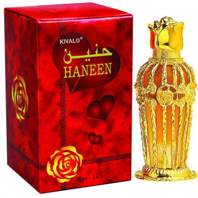 

Kivalo Ⓡ Haramain Pure Original Haneen Fragrance Perfume Oil (Attar) with Agarwood, Amber, Musk - 25 ml Floral Attar(Oud (agarwood))