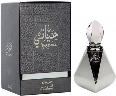 

Kivalo Ⓡ Haramain Pure Original Hayati Fragrance Perfume Oil (Attar) with Musk, Amber - 12 ml Floral Attar(Musk)