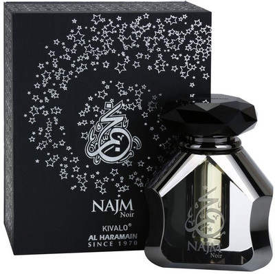

Kivalo Ⓡ Haramain Pure Original Najm Noir Fragrance Perfume Oil (Attar) with Musk - 18 ml Floral Attar(Musk)