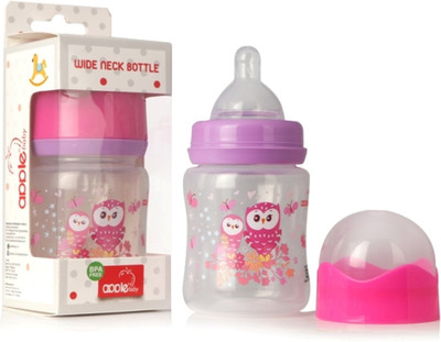 

Apple Baby Feeding Bottle For Babies - 120 ml(Multicolor)
