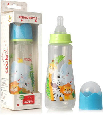 

Apple Baby Feeding Bottle - Green with blue - 120 ml(Blue)