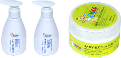 

kidco BABY LOTION 2 PCS & BABY CREAM 1 PCS(White)