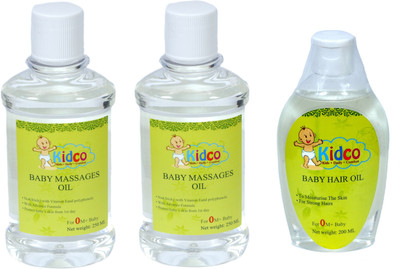 

KIDCO BABY MASSAGE OIL PCS & BABY HAIR OIL 1 PCS(White)